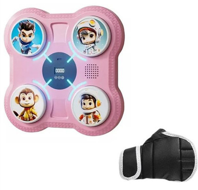 lucario Smart Music Boxing Machine for Kids with Counting Function,Exercise Punching Pad Hanging Bag(Medium, 5 inch)