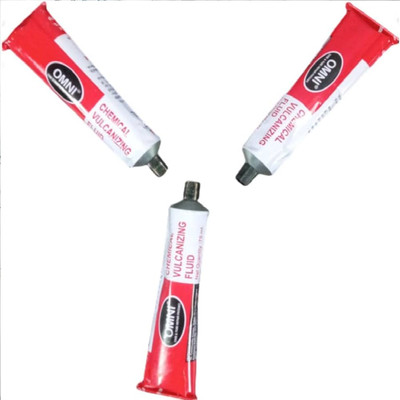 PRIDE Chemical Vulcanizing Fluid (CVF 75 ml) Adhesive/Solution Pack of 3 Pcs. Tubeless Tyre Puncture Repair Kit