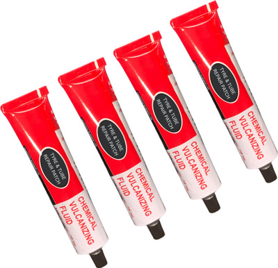 PRIDE Omni Chemical Vulcanizing Fluid(CVF 75ml) Tubeless Tyre Puncture Repair Kit