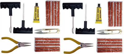 KVA 2-Complete Tubeless Tyre Puncture Repair Kit Tubeless Tyre Puncture Repair Kit
