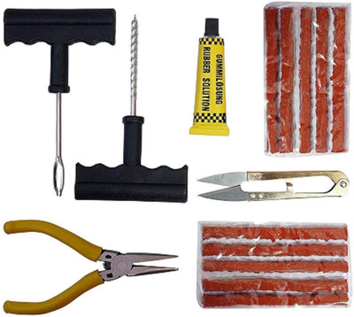 PRIDE Premium Tubeless Tyre Puncture Kit Tubeless Tyre Puncture Repair Kit