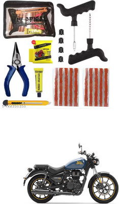 APICAL New Puncture Repair Tool Kit With (Storage Bag ) For Meteor 350 Tubeless Tyre Puncture Repair Kit