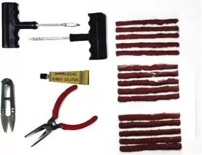 Znee Smart 15 STRIP Car Tire Repair Tool Kit Studding Tool Set Auto Bike Tubeless Tubeless Tyre Puncture Repair Kit