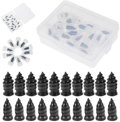 colorsole Tire Repair Nail,Self-Tapping Screw, Nail,Rubber Screw,Soft Rubber Screw(12) Tubeless Tyre Puncture Repair Kit