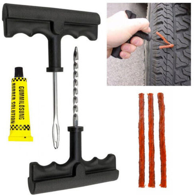 PRIDE Puncture Kit Tubeless Tyre Puncture Repair Kit Tubeless Tyre Puncture Repair Kit