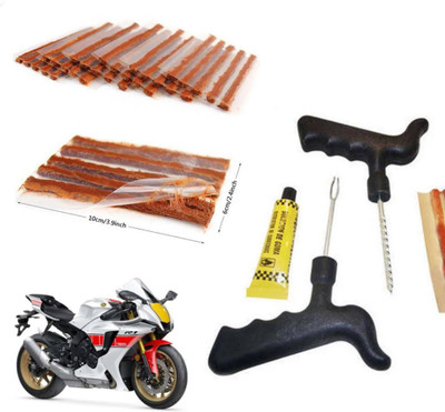 SHOWRIDE Tubeless Tyre Puncture Repair Kit Full Set Tubeless Tyre Puncture Repair Kit