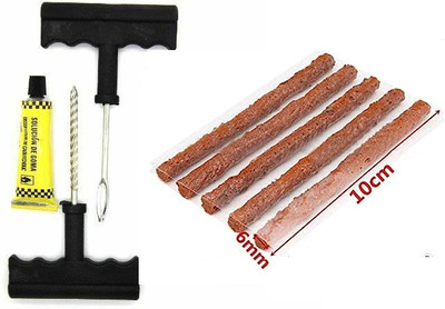 AMIRIDE 5 STRIP Car Tire Repair Tool Set for Motorcycle Bike Tubeless Tyre Puncture Tubeless Tyre Puncture Repair Kit