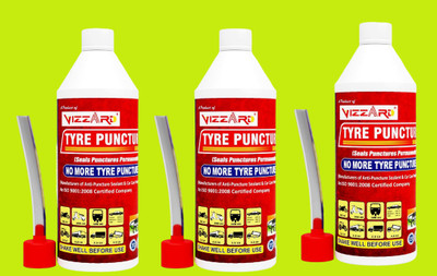New Face HNJK Tubeless Tyre Sealant And_AA001_Instantly Seals Tubeless Pack Of 3 Tubeless Tyre Puncture Repair Kit