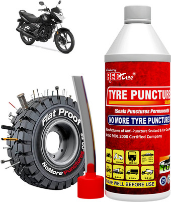 Redtize Tyre Puncture Solution Tubeless Tire Sealant Pack Of 1 Tubeless M9 Tyre Puncture Tubeless Tyre Puncture Repair Kit