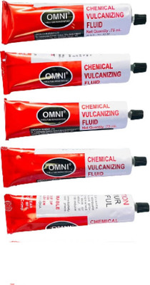 PRIDE SEAHORSE POLYMERS Chemical Vulcanizing Fluid CVF 75ml Tubeless Tyre Puncture Repair Kit