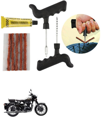 Znee Smart ZSX-PUNTURE KIT 5T-Royal Enfield Classic Chrome Tubeless Tyre Puncture Repair Kit