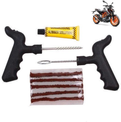 SHOWRIDE Puncture Repair Kit for Bike & Car Tubeless Tyre Tubeless Tyre Puncture Repair Kit