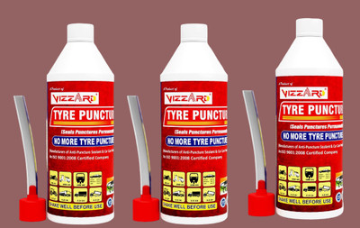 New Face KHJG Tubeless Tyre Sealant And_K001_Instantly Seals Tubeless Pack Of 3 Tubeless Tyre Puncture Repair Kit