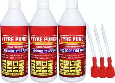 Aayatouch Tyre repair kit puncture for tubeless tyre Tubeless (1500ml Pack Of 3) Tubeless Tyre Puncture Repair Kit