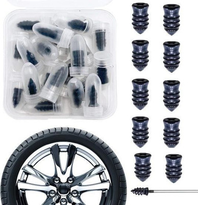 TWYN 10 Pcs Tubeless Tyre Puncture Repair Screws Kit for Car & Bike Tire Repair Tubeless Tyre Puncture Repair Kit