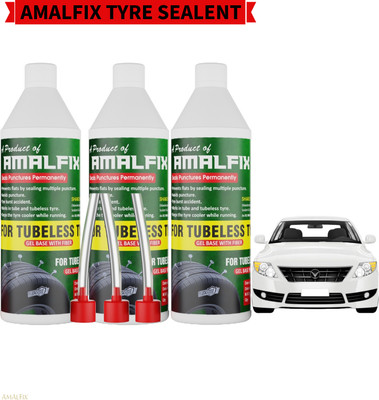 amalfix VFFGG Tubeless Tire Sealant | Anti Puncture Liquid for Bike & Car Tyre Pack Of 3 Tubeless Tyre Puncture Repair Kit