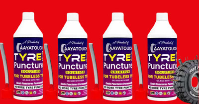 Aayatouch Tyre Sealant | Anti Puncture Liquid for Bike & Car Tyres_A001_ Tubeless Tyre Puncture Repair Kit