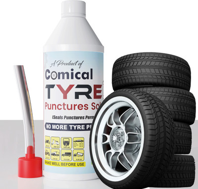 COMICAL Tubeless Tire Sealant 500 mL Anti Puncture Liquid Gel for Bike,Scooty&Car Tyre Tubeless Tyre Puncture Repair Kit