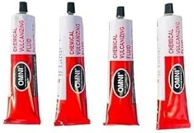 PRIDE Adhesive/Solution Tube for Tyre & Tube 4 Pcs Tubed Tyre Puncture Repair Kit Tubeless Tyre Puncture Repair Kit