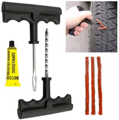 pinaki Puncture Repair Kit for Car And Bike Tubeless Tyre Puncture Repair Kit