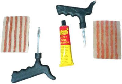 PRIDE Tubeless Tyre Puncture Repair Kit with 10 Strips + 1pcs Tube Solution Tubeless Tyre Puncture Repair Kit PRIDE Tubeless Tyre Puncture Repair Kit with 10 Strips + 1pcs Tube Solution Tubeless Tyre Puncture Repair Kit