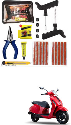 APICAL New Puncture Repair Tool Kit With (Storage Bag ) For Chetak EV Tubeless Tyre Puncture Repair Kit