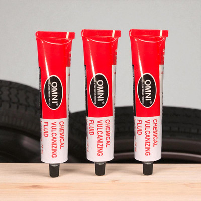 PRIDE ORIGNAL OMNI CVF 75ML 3 PCS Tubeless Tyre Puncture Repair Kit