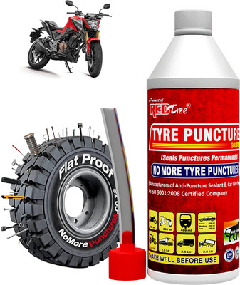 Redtize Tyre Puncture Solution Tubeless Tire Sealant Pack Of 1 Tubeless H9 Tyre Puncture Tubeless Tyre Puncture Repair Kit