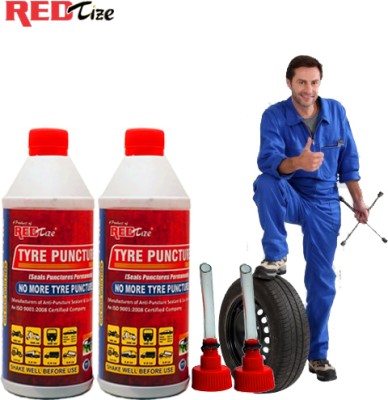 Redtize Tubeless Tyre Sealant for Bike, Motorcycle & 2 Wheeler Tubeless Tyre Puncture Repair Kit