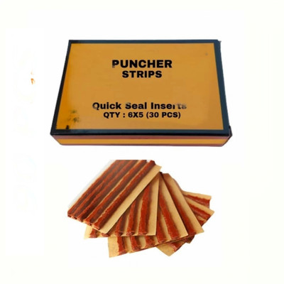 VOIISH Tyre Puncture Safety Stripe All Two Wheelers (90 PCS) Tubeless Tyre Puncture Repair Kit