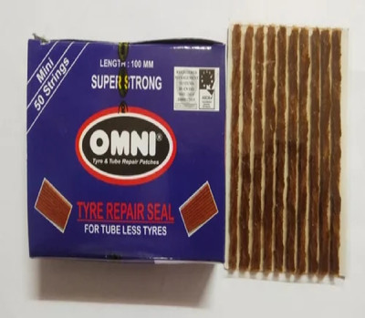 PRIDE Omni Tubeless Tire Puncture Repair Seal Strips Pack of 56 Pcs Tubeless Tyre Puncture Repair Kit
