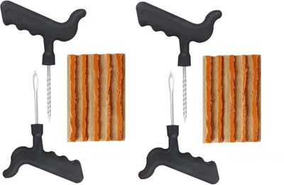 PRIDE BUY ONE GET ONE FREE Tubless Tyre puncture repair tool kit with 5 strips Tubeless Tyre Puncture Repair Kit