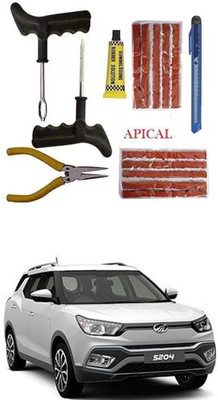 APICAL Car Tubeless Tyre Puncture Repair Kit For Mahindra S204 Tubeless Tyre Puncture Repair Kit