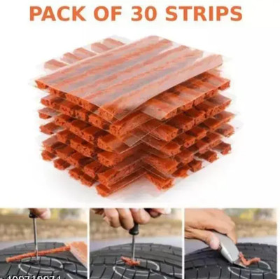 Rahidhay Puncher Strips 30 Piece Tubeless tyres puncher Repair Kit Tubeless Tyre Puncture Repair Kit
