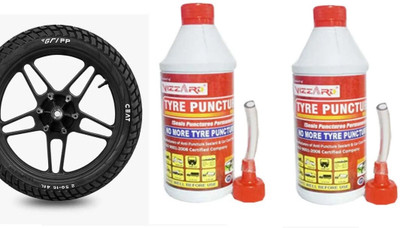 Aayatouch Tubeless Tire Sealant | Anti Puncture Liquid for Bike & Car Tyre Pack Of 2 Tubeless Tyre Puncture Repair Kit