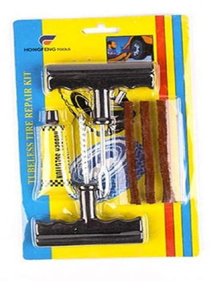 ZIVINI Tubeless Tire Puncture Kit, Flat Tire Repair Car,& Bike Tubeless Tyre Puncture Repair Kit