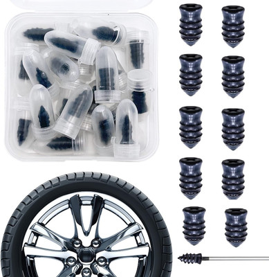 RIDHHANAL 10 Pcs Puncher Repair Screws Tubeless Tyre Puncture Repair Kit Tubeless Tyre Puncture Repair Kit
