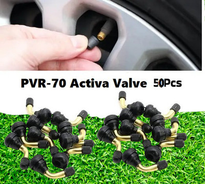 PRIDE Scooter Tyre Valve PVR 70 Compatible for Activa Tubeless Tyre Pack of 50 Pieces Tubeless Tyre Puncture Repair Kit
