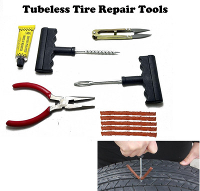 Huims COMPLETE TYRE PUNCTURE REPAIR KIT -120 Tubeless Tyre Puncture Repair Kit