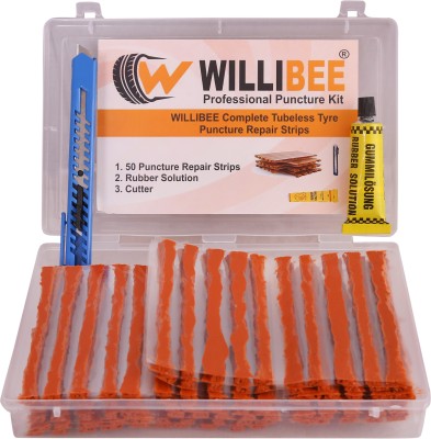 WILLIBEE WB-PB, Puncher Strips (Pack of 50) Tubeless Tyre Puncture Repair Kit