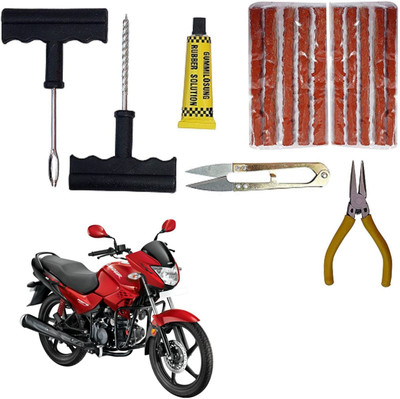 ZOVNA ZV53 5 in 1 Universal Tubeless Tire Puncher Kit Tyre Puncture Kit for car & bike Tubeless Tyre Puncture Repair Kit
