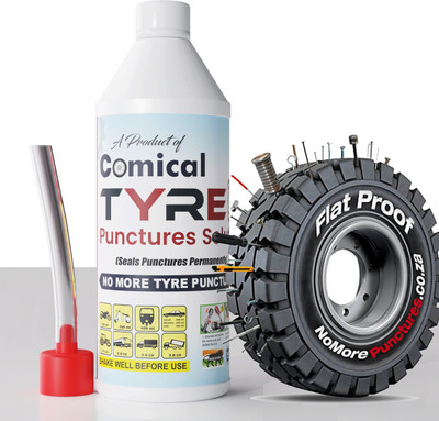 COMICAL Anti Tyre Punture Sealant For Heavy Duty Work Tubeless Tyre Pack Of 1 Tubeless Tyre Puncture Repair Kit