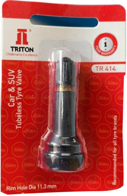 PRIDE Triton TR414 TUBELESS VALVES for CAR TYRE Pack of 2 pcs Tubeless Tyre Puncture Repair Kit