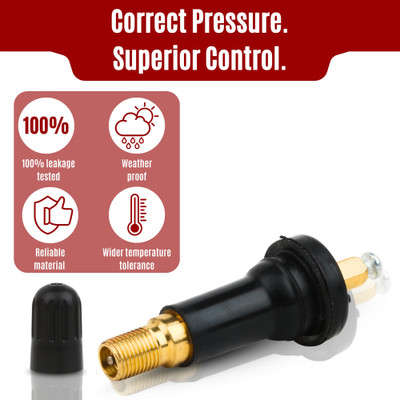 RATNAM GOLD TUBELESS TYRE VALVE SENSOR TR-414 (BOX QTY. 15 PCS) Tubeless Tyre Puncture Repair Kit