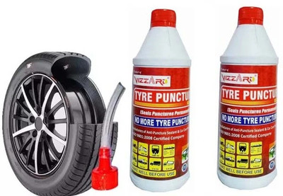 Aayatouch Tyre Sealer Anti Puncture Tyre Sealant for All Two Wheeler Pack Of 2 Tubeless Tyre Puncture Repair Kit