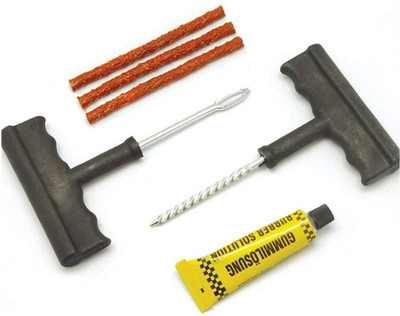 CHEFERYN 4 in 1 Universal Tubeless Tire Puncher Kit Tubeless Tyre Puncture Repair Kit