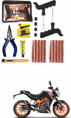 APICAL New Puncture Repair Tool Kit With (Storage Bag ) For Duke 390 Tubeless Tyre Puncture Repair Kit