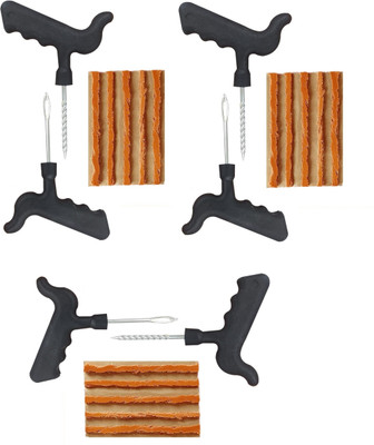 PRIDE BUY ONE GET ONE FREE Tubless Tyre puncture repair tool kit with 15 strips Tubeless Tyre Puncture Repair Kit