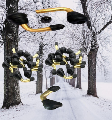 PRIDE New Scooter Tubeless Tyre Valve PVR 70 Pack of 100 Pieces Tubeless Tyre Puncture Repair Kit