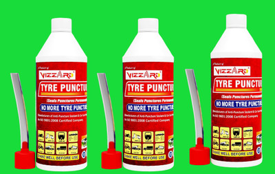 New Face JGJ Tubeless Tyre Sealant And_Y001_Instantly Seals Tubeless Pack Of 3 Tubeless Tyre Puncture Repair Kit